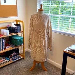 H&M midi sweatshirt dress/ never worn